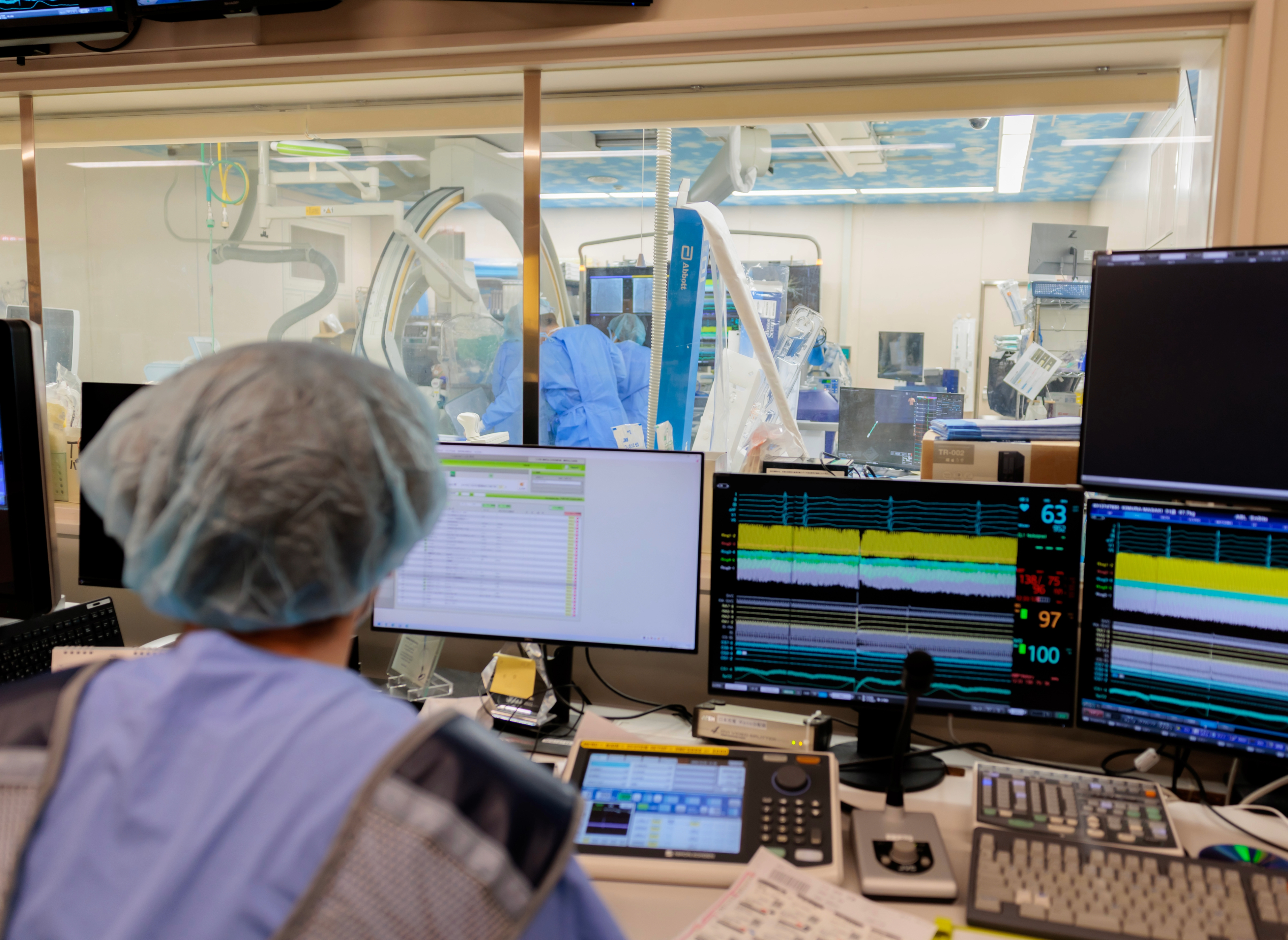 心臓カテーテル室